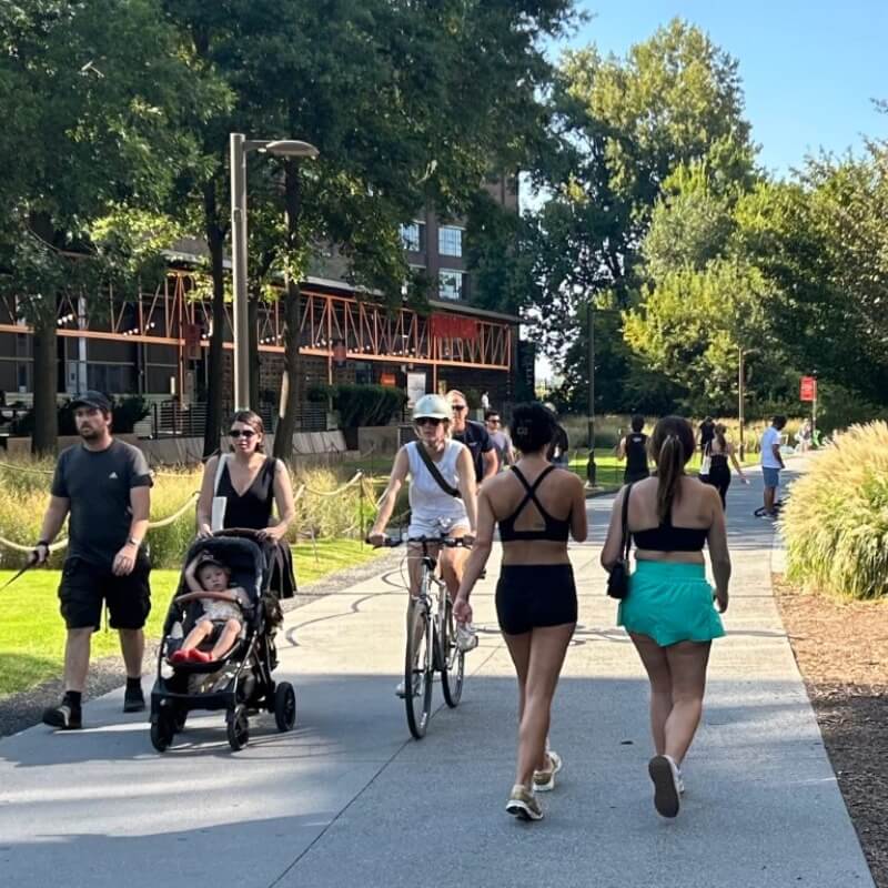 Atlanta_Beltline_Crowded_Section of the path